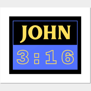 Bible Verse John 3:16 | Christian Posters and Art